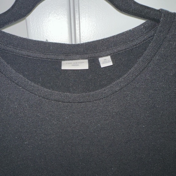 🖤 Aritzia The Group by Babaton Long Sleeve Top XL | Ultra Soft Black Basic - Picture 2 of 3